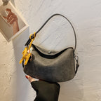 Elegant Soft-Suede Shoulder Bag with Adjustable Shoulder Strap, view 13
