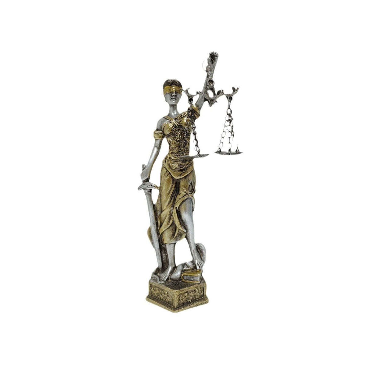 Elegant Statue of Justitia in Artistic Details | Thrascher