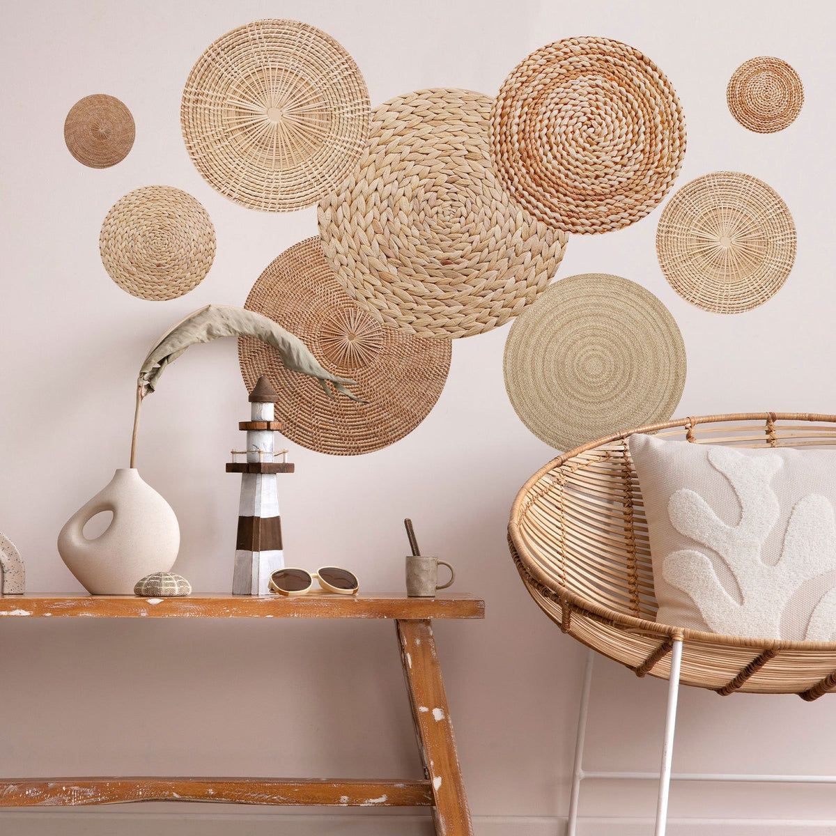Elegant Wall Decoration made of Natural Materials | Thrascher