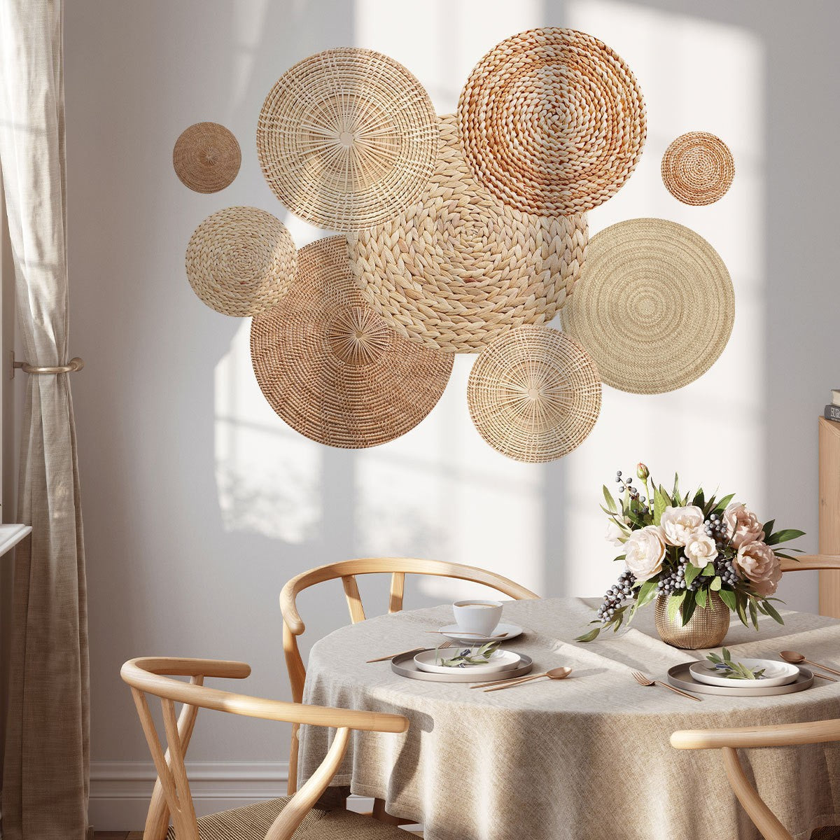 Elegant Wall Decoration made of Natural Materials | Thrascher