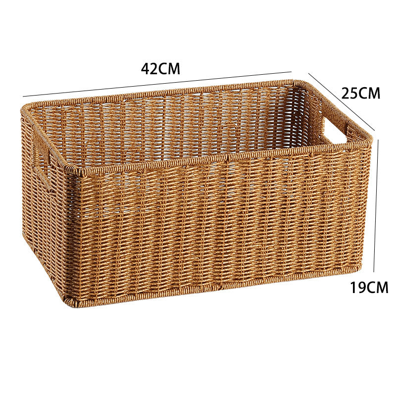 Elegant Woven Storage Basket | Thrascher