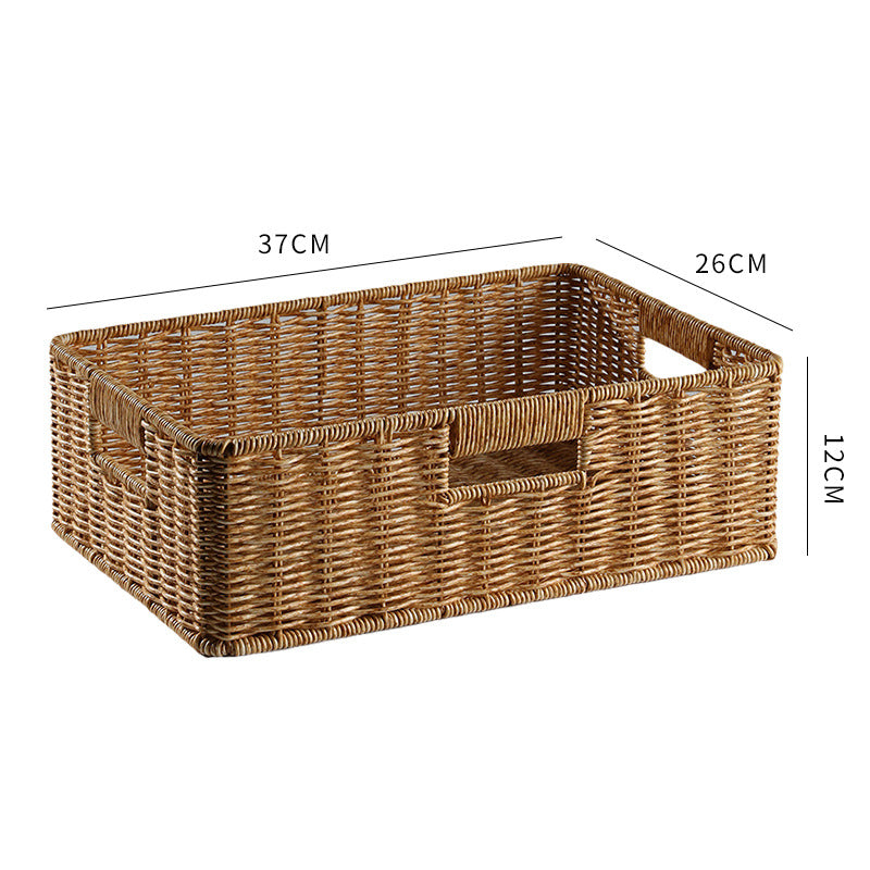 Elegant Woven Storage Basket | Thrascher