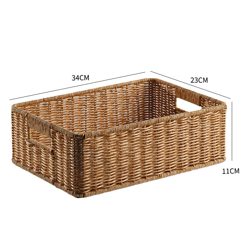 Elegant Woven Storage Basket | Thrascher