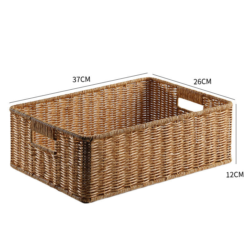 Elegant Woven Storage Basket | Thrascher