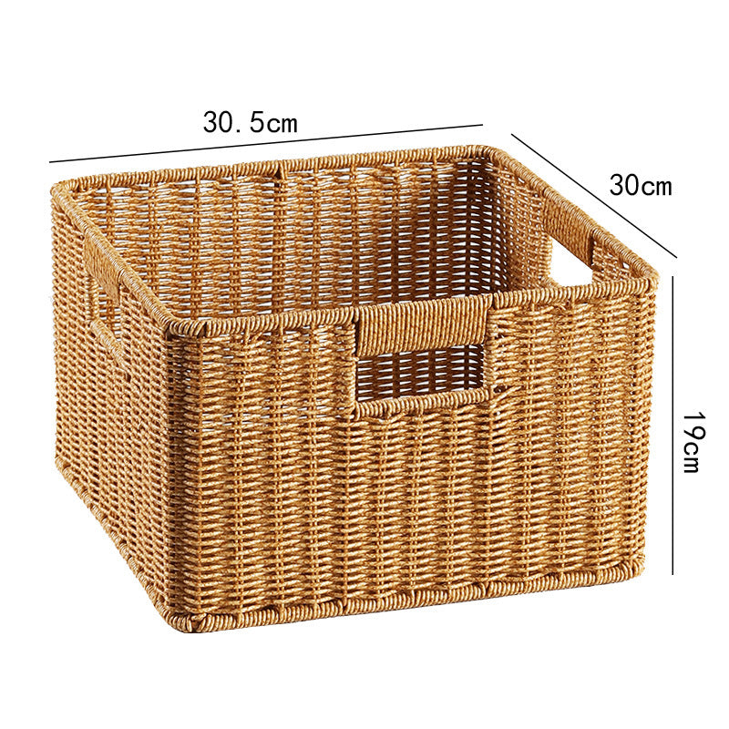 Elegant Woven Storage Basket | Thrascher