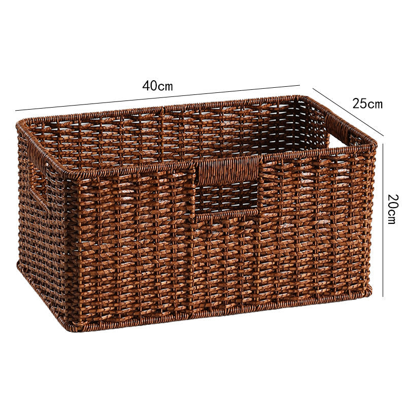 Elegant Woven Storage Basket | Thrascher