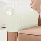 Stretch Spandex Armrest Covers for Chairs and Armchairs, Set of 2