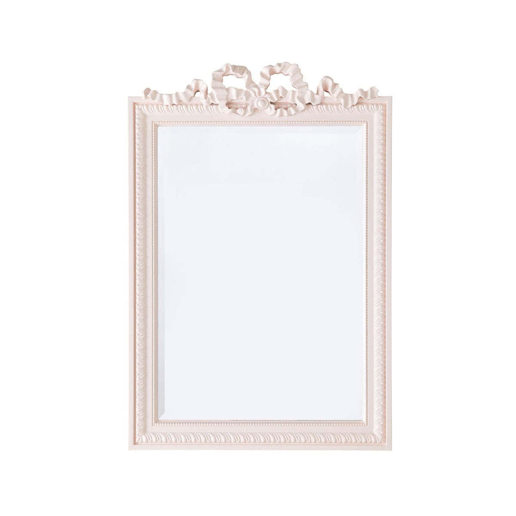 Embellished Framed Decorative Wall Mirror with Ruffle Decoration | Thrascher