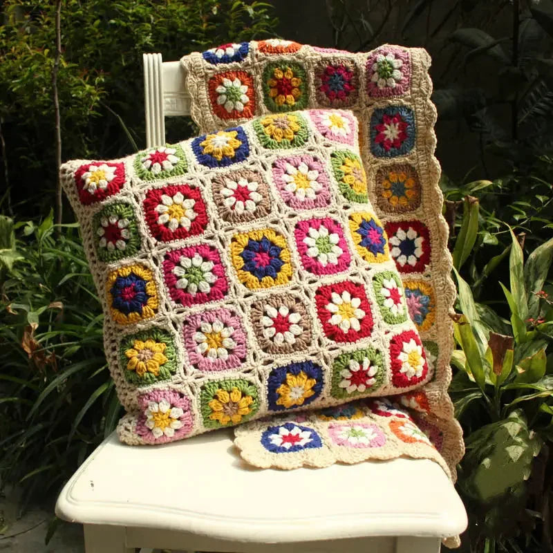 Embosa Crochet Pillow Case - Iron