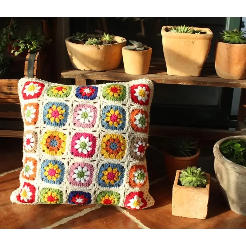 Embosa Crochet Pillow Case - Iron