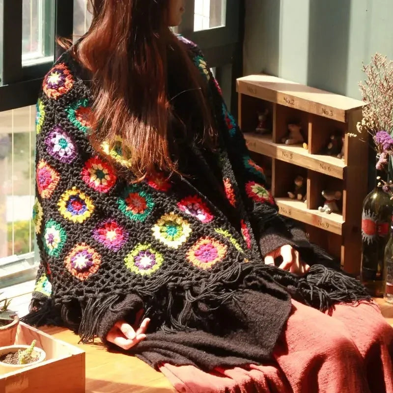 Embosa Crochet Shawl - Acrylic