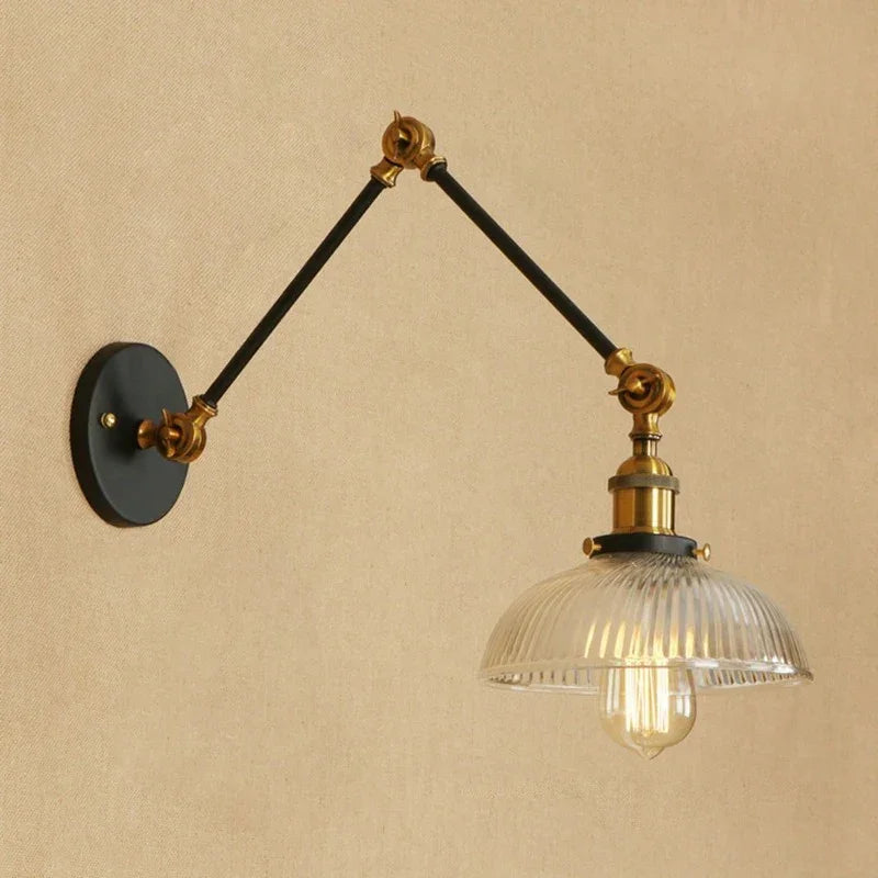 Emndola Glass Adjustable Wall Lamp