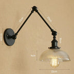 Emndola Glass Adjustable Wall Lamp