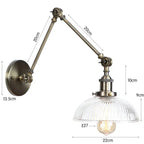 Emndola Glass Adjustable Wall Lamp
