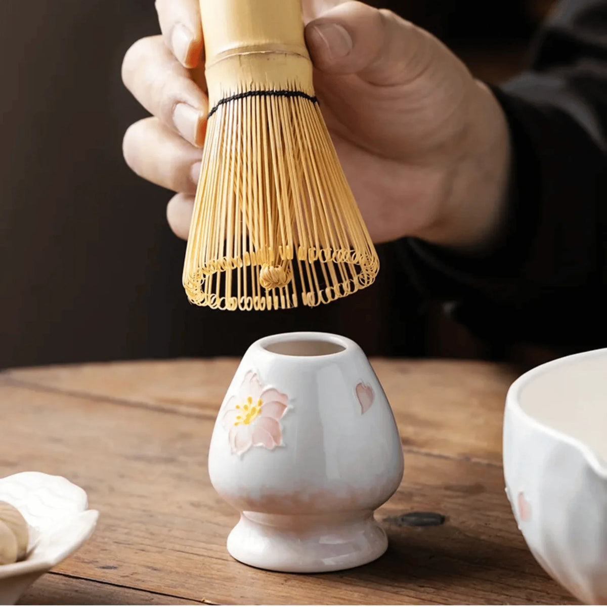Emrorra Matcha Set – 5-Piece Cherry Blossom Kit