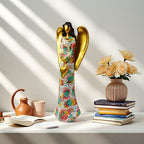 Engel Statue with Flower Pattern | Thrascher