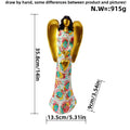 Engel Statue with Flower Pattern | Thrascher