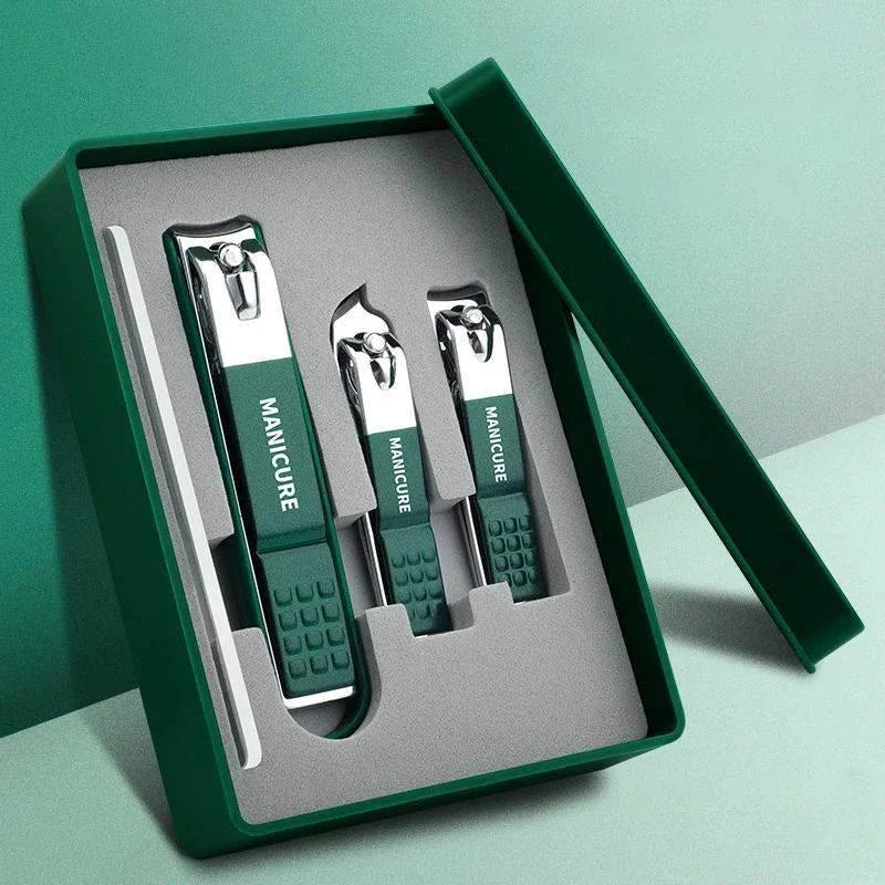Stainless Steel Nail Clipper Set with Nail File
