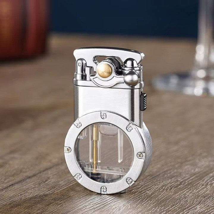 Dual Flame Metal Lighter, 42x15x72mm