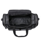 Faux Leather Travel Bag, 30 Inch, with Multiple Outer Pockets, view 3