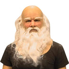 Natural Latex Bearded Costume Mask for Adults, Fits Heads up to 62 cm