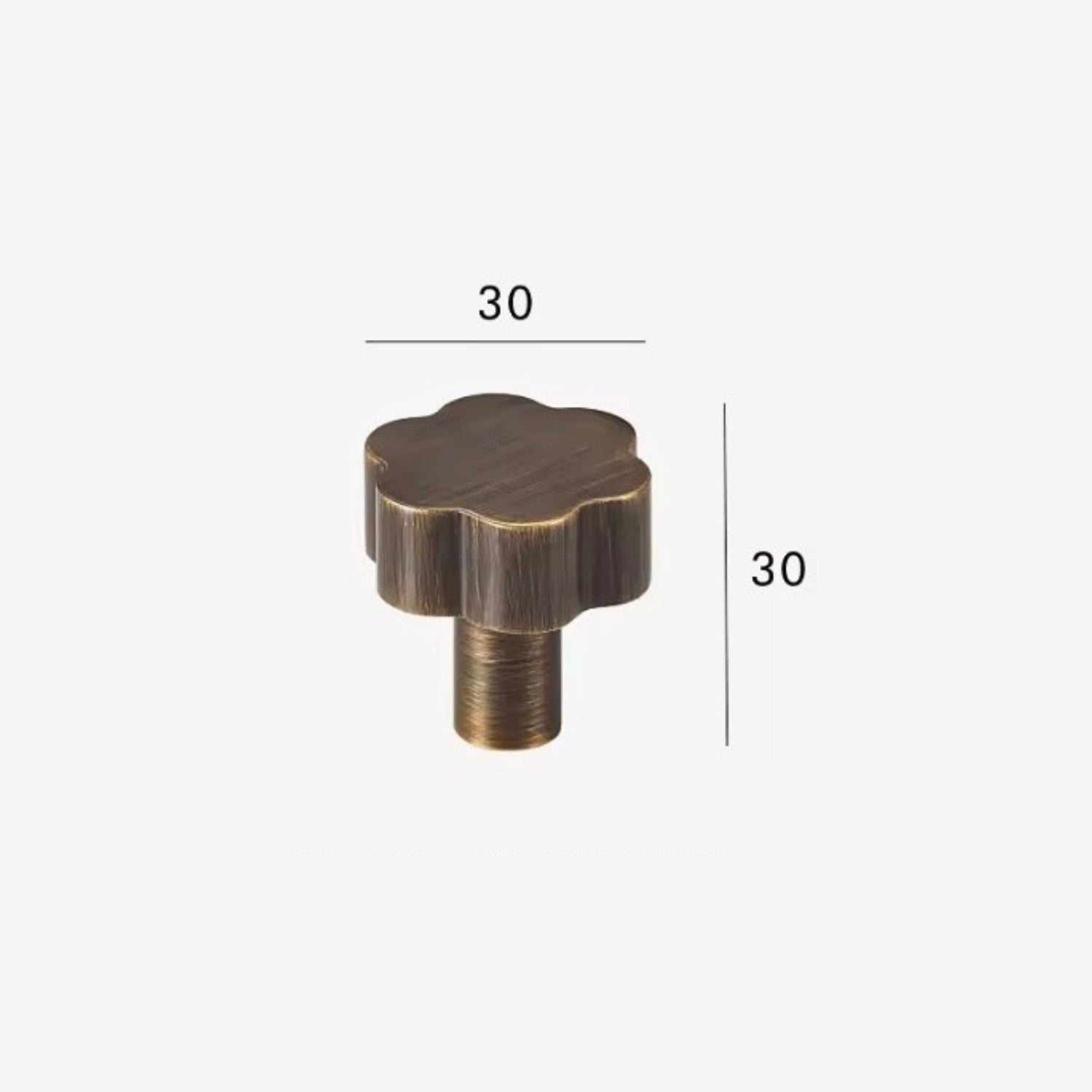 Fennora Brass Cabinet Knob