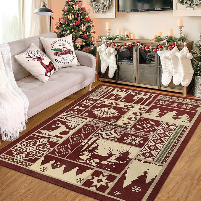 Festive Holiday Area Rug | Thrascher
