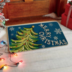 Festive Holiday Door Mat | Thrascher