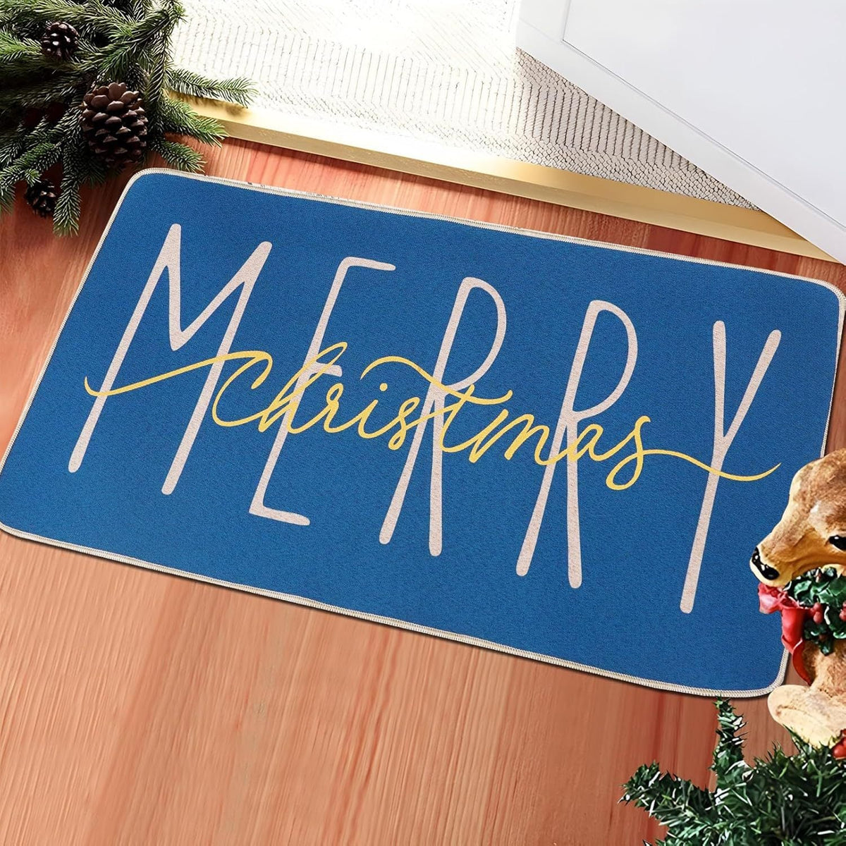 Festive Holiday Door Mat | Thrascher