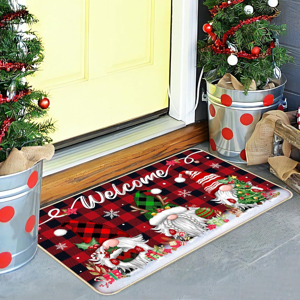 Festive Holiday Door Mat | Thrascher
