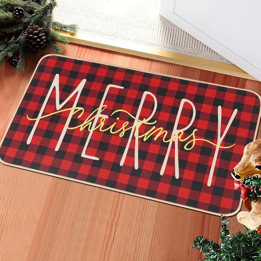 Festive Holiday Door Mat | Thrascher