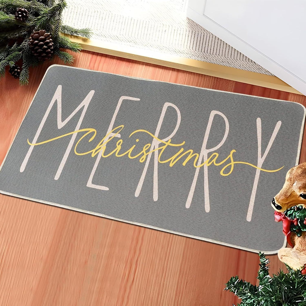 Festive Holiday Door Mat | Thrascher