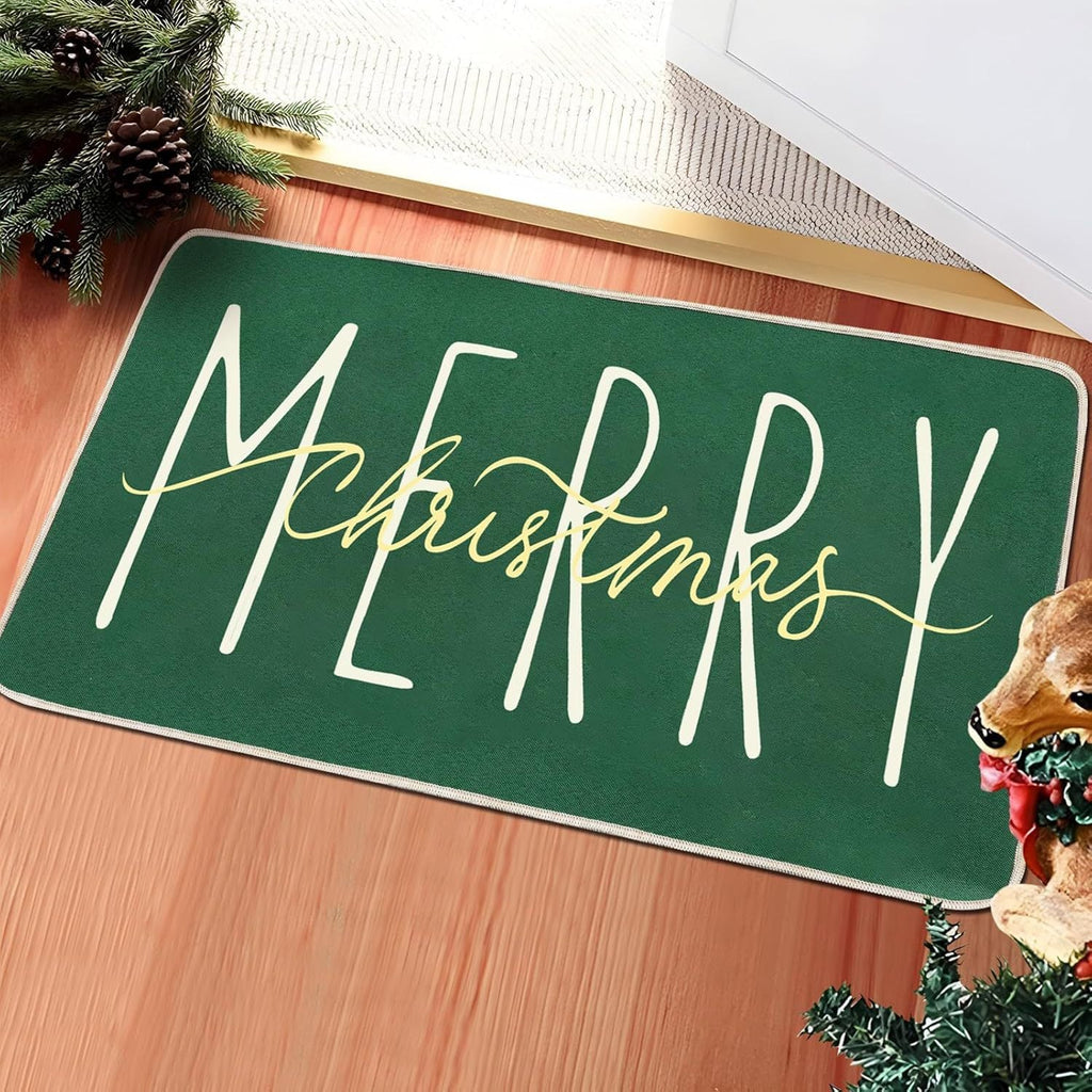 Festive Holiday Door Mat | Thrascher