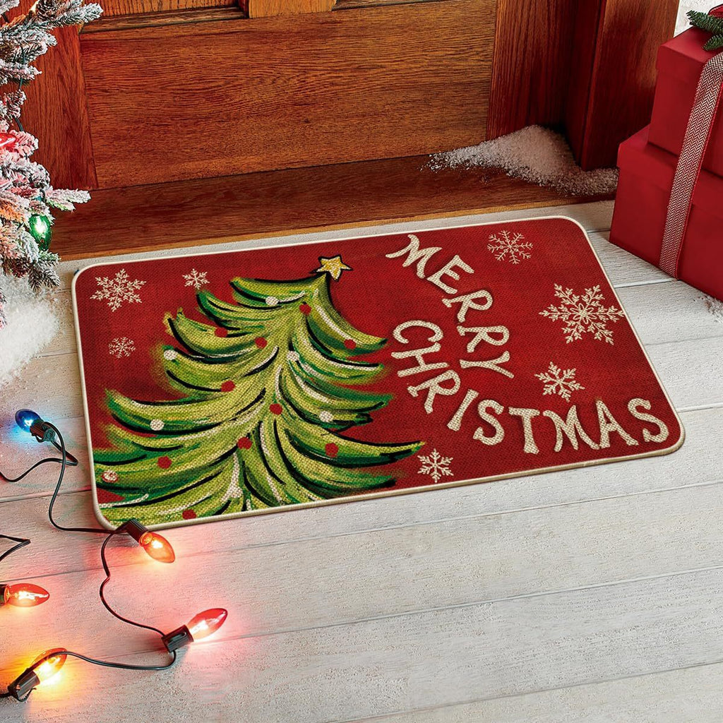 Festive Holiday Door Mat | Thrascher