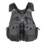 Fishing Life Vest with Replaceable EPE Foam and 11 Pockets, view 10
