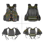 Fishing Life Vest with Replaceable EPE Foam and 11 Pockets, view 5