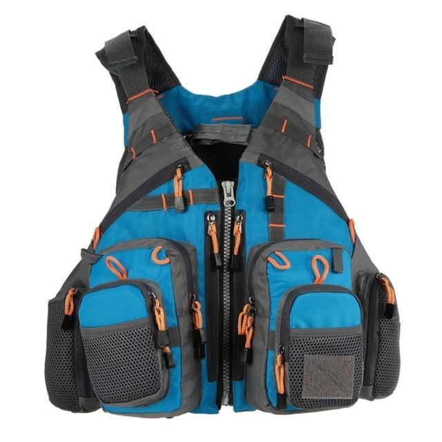 Fishing Life Vest with Replaceable EPE Foam and 11 Pockets