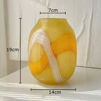 Fjordwood Striped Glass Vase