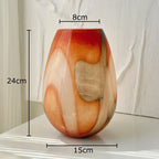 Fjordwood Striped Glass Vase