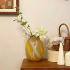 Fjordwood Striped Glass Vase