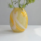 Fjordwood Striped Glass Vase