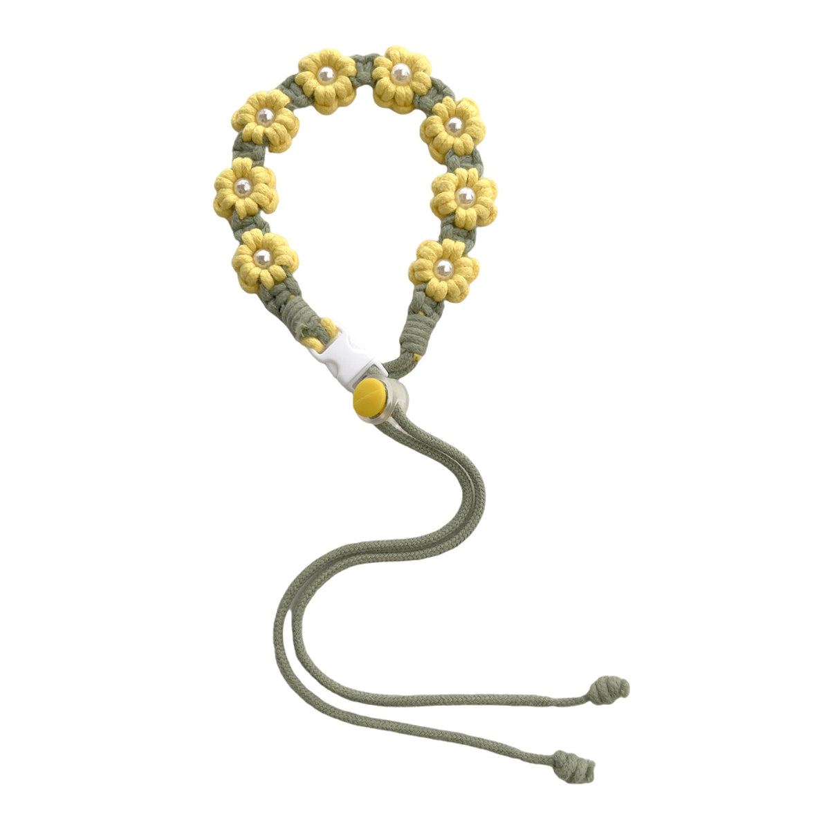 Floral Macrame Eyewear Strap | Thrascher