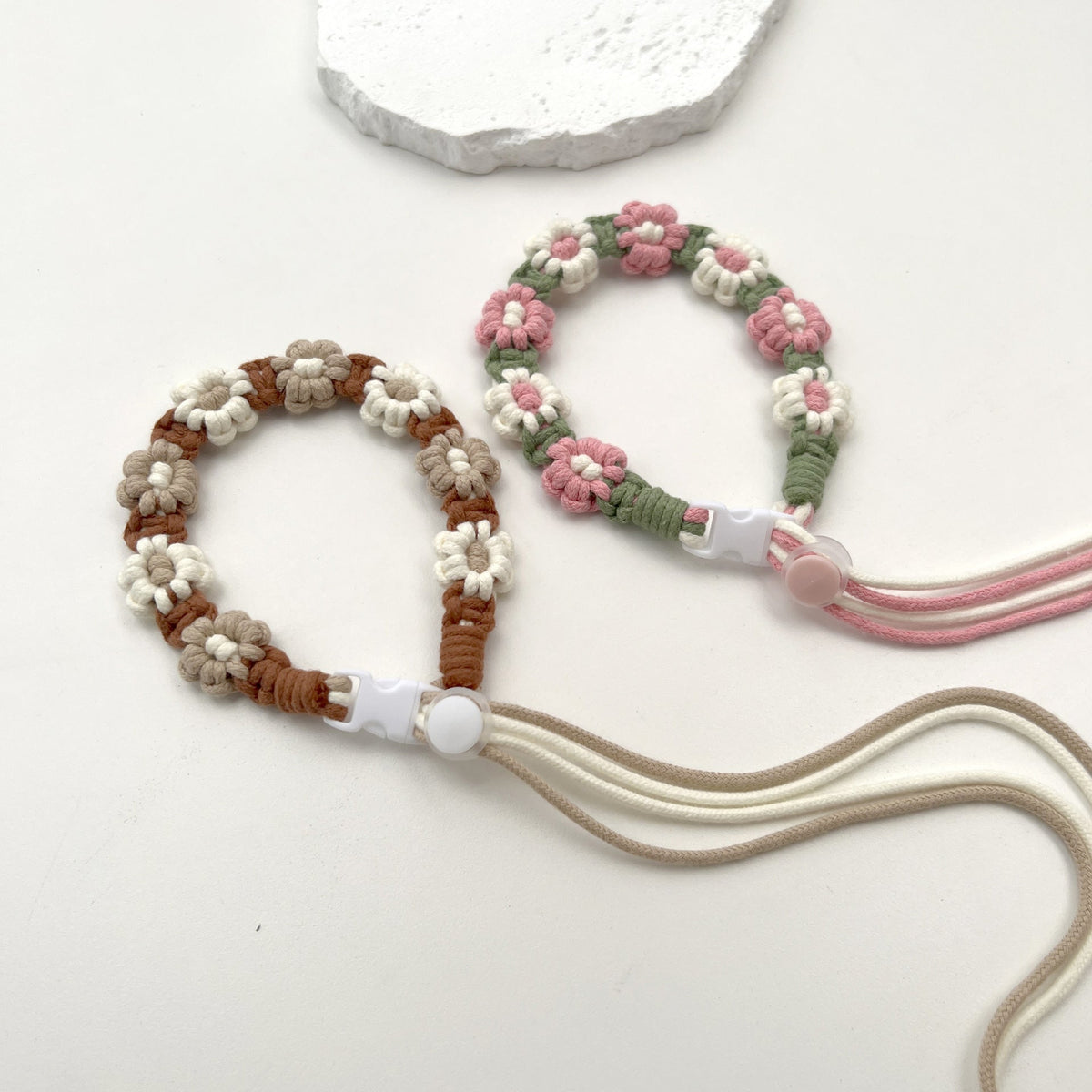 Floral Macrame Eyewear Strap | Thrascher