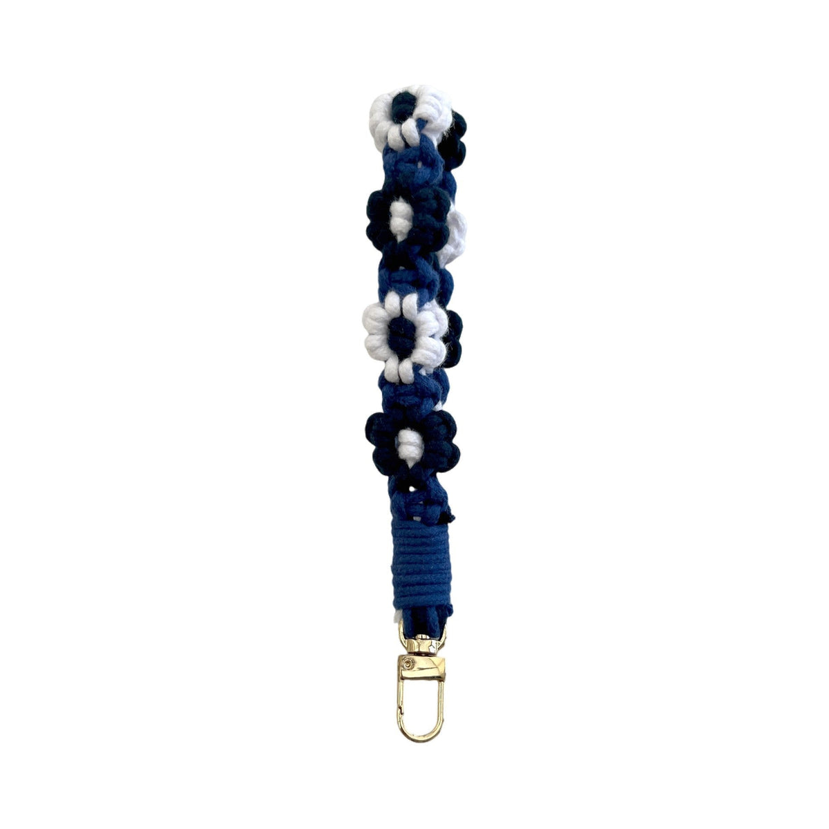 Floral Macrame Keychain Holder Red | Thrascher