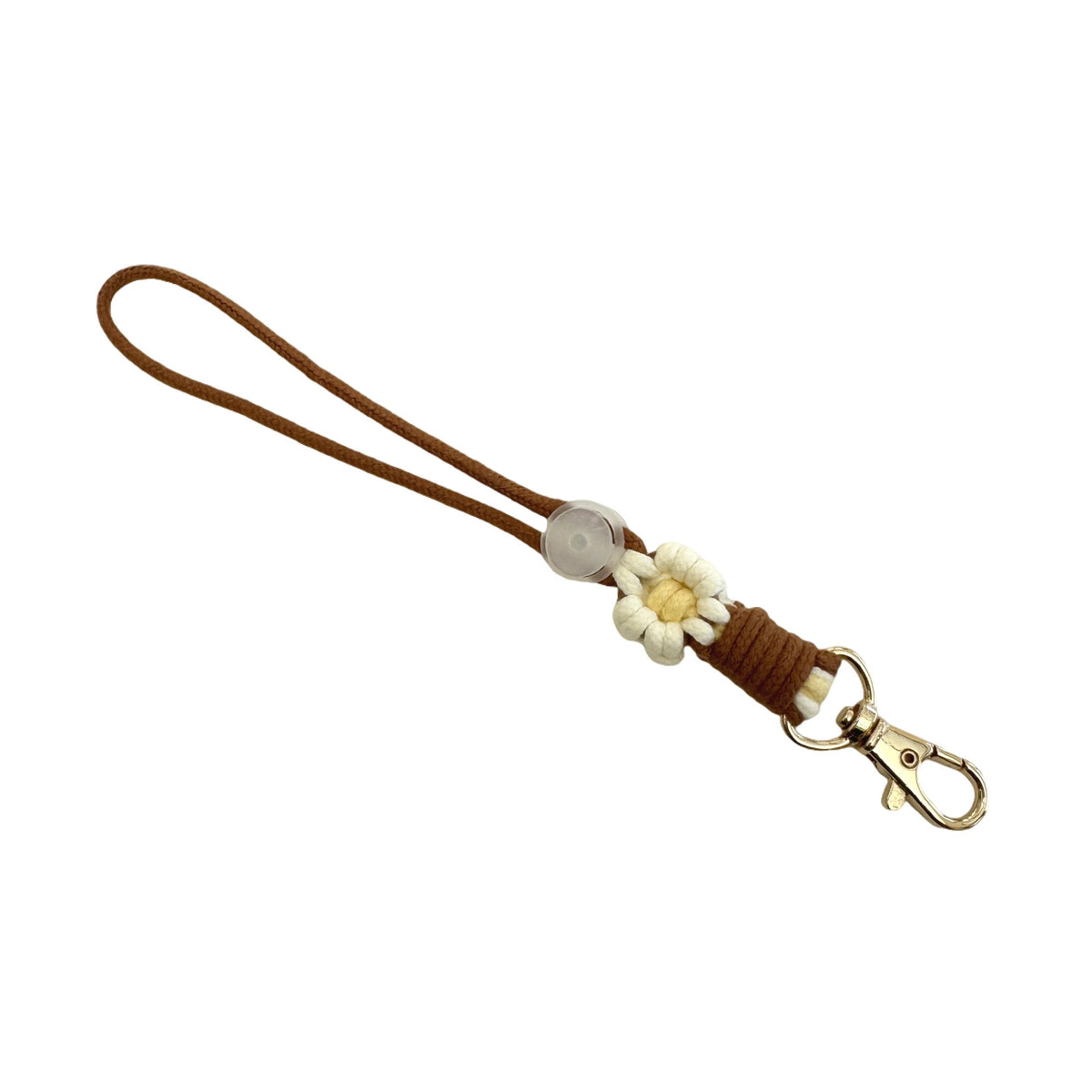 Floral Macrame Keychain Holder | Thrascher