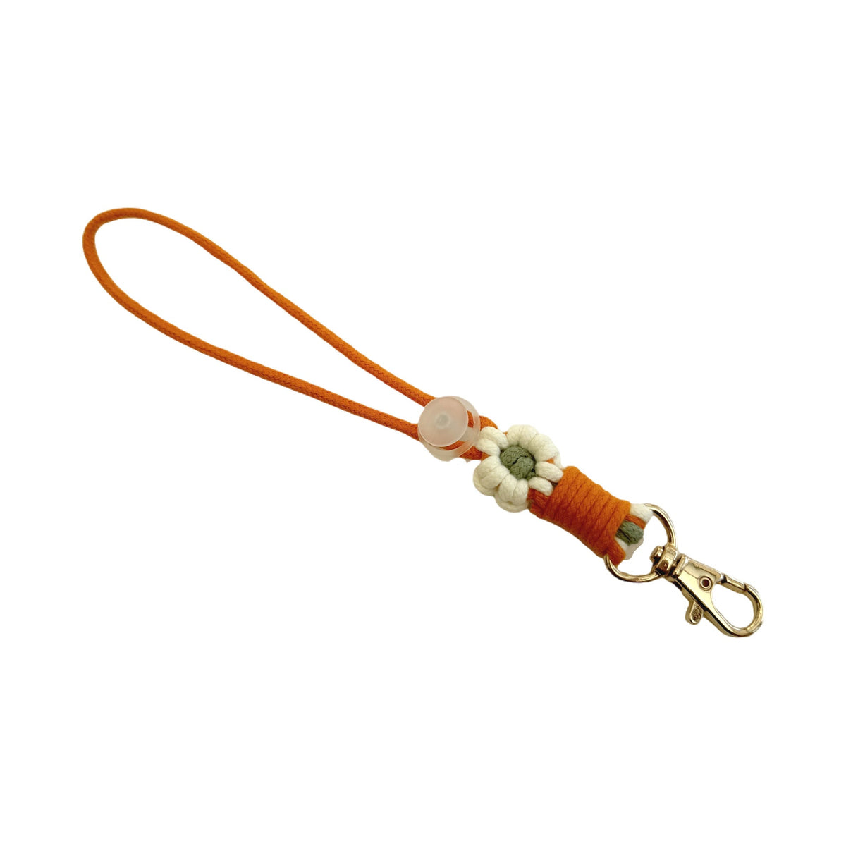 Floral Macrame Keychain Holder | Thrascher
