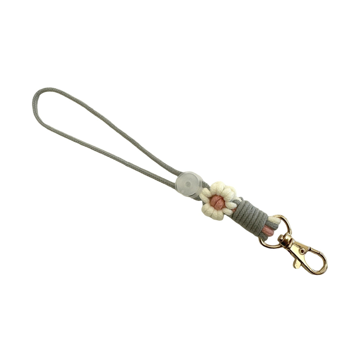 Floral Macrame Keychain Holder | Thrascher