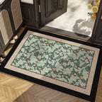 Floral Pattern Area Rug Non Slip | Thrascher