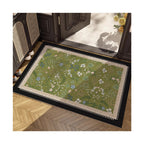 Floral Pattern Area Rug Non Slip | Thrascher