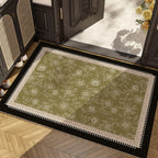 Floral Pattern Area Rug Non Slip | Thrascher